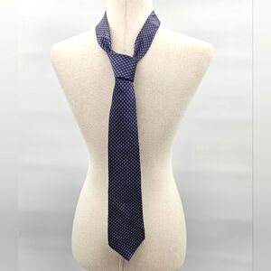 Valentino Silk Necktie Black &‎ Purple Floral OS